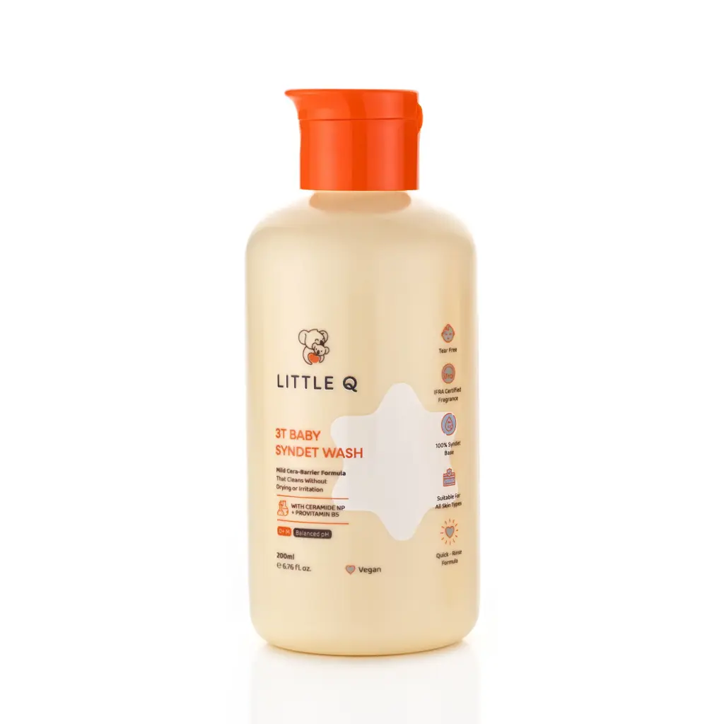 Little Q 3T Baby Syndet Wash - 200 ml