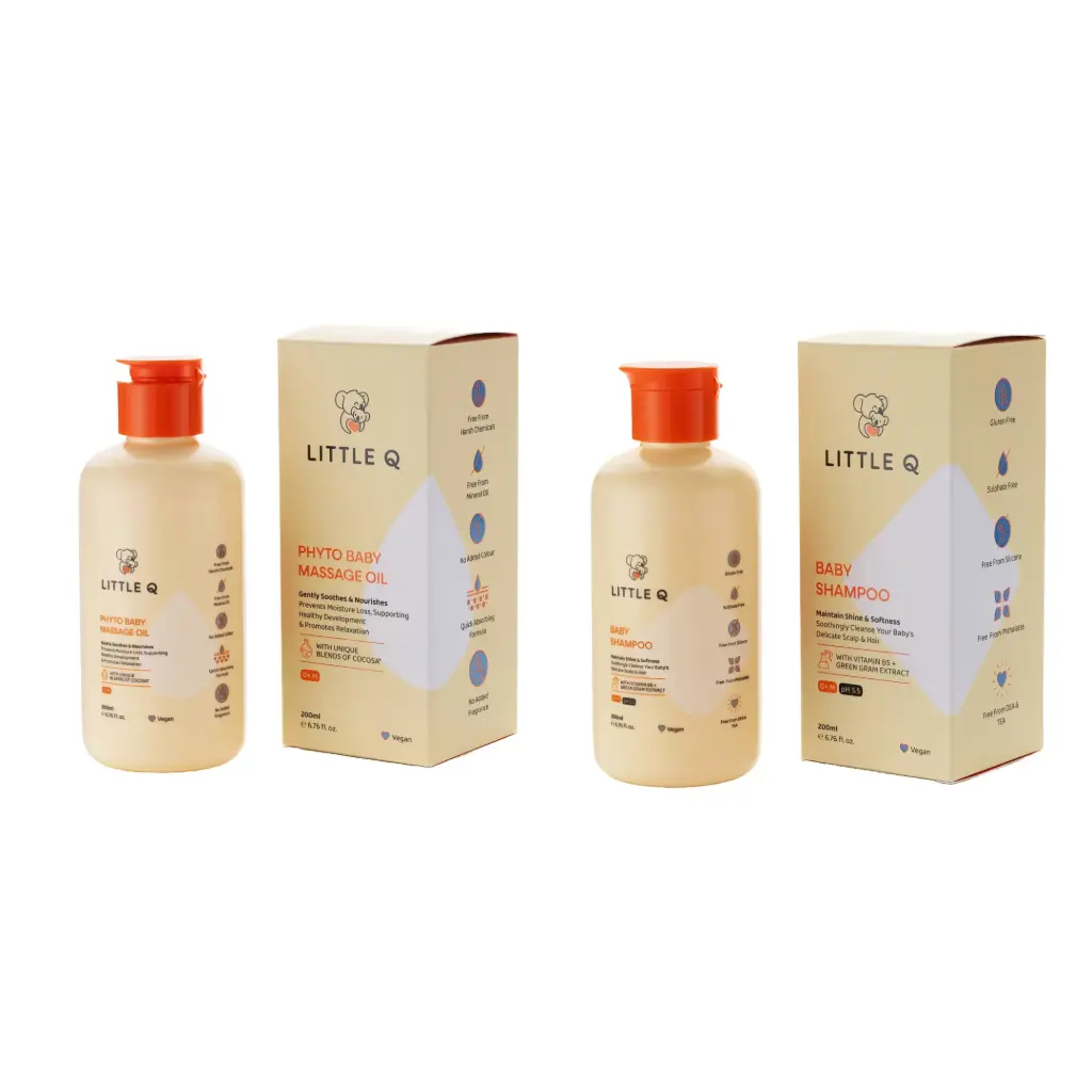 Phyto Baby Massage Oil 200ml & Baby Shampoo 200ml